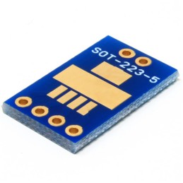 1 pcs : DA-SOT223-5-P150 - SOT223-5 TO DIP ADAPTER