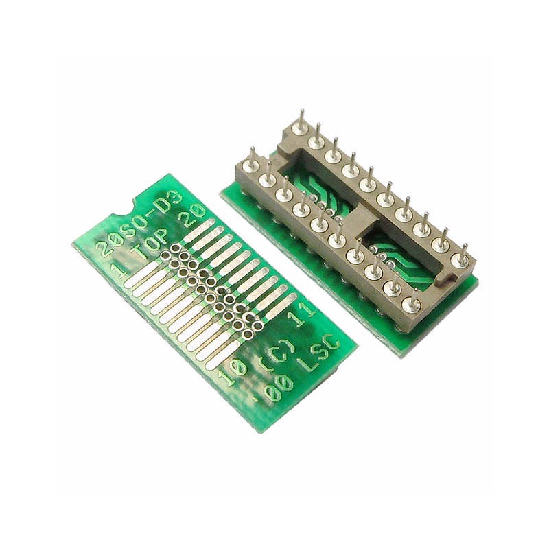 1 pcs : PA-SOD3SM18-20 - SOCKET ADAPTER SOIC TO 20DIP