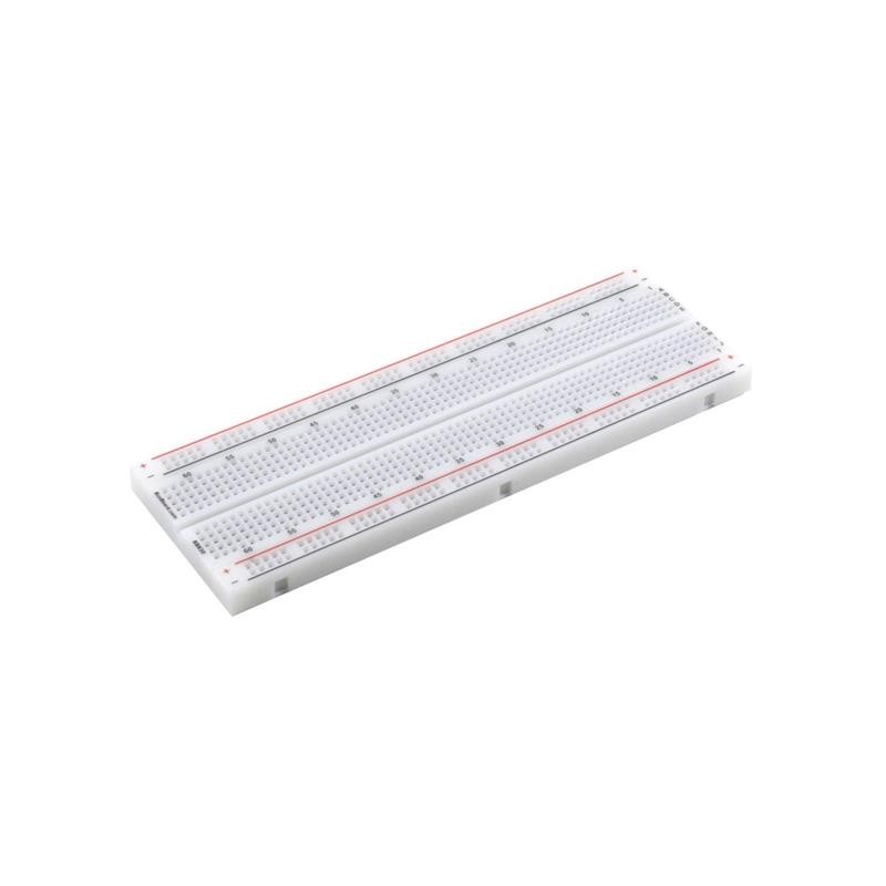 1 pcs : BB830 - WHITE 830-POINT BREADBOARD, 4 PO