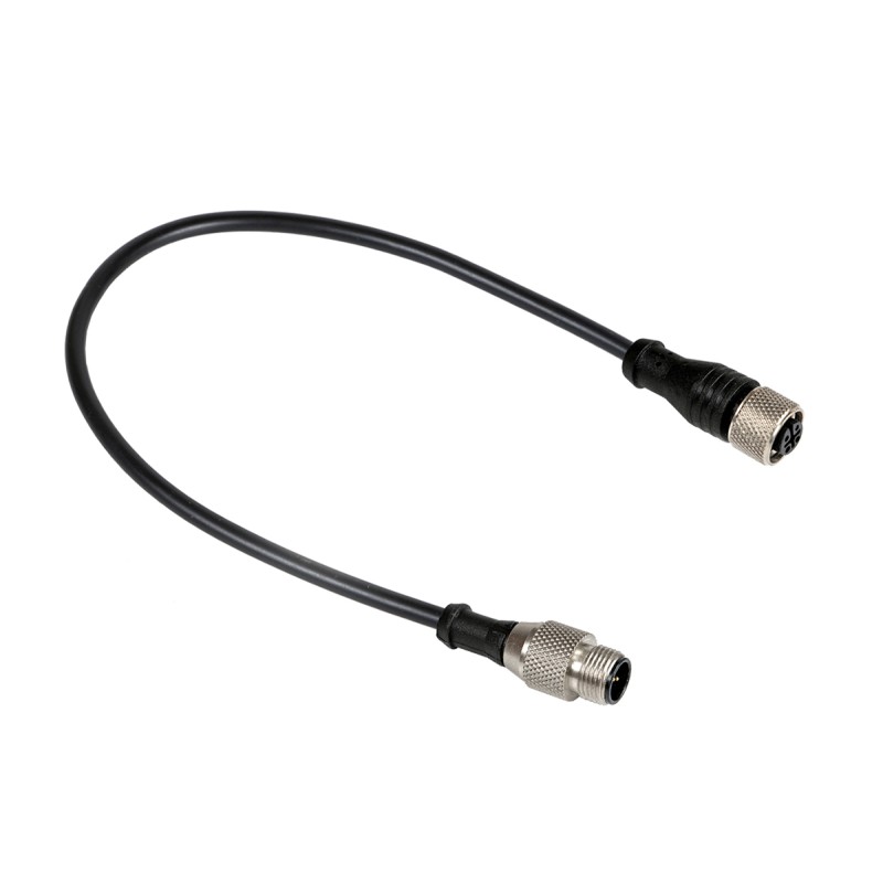 1 pcs - RS PRO Straight Female 3 way M12 to Straight Male 3 way M12 Sensor Actuator Cable, 2m