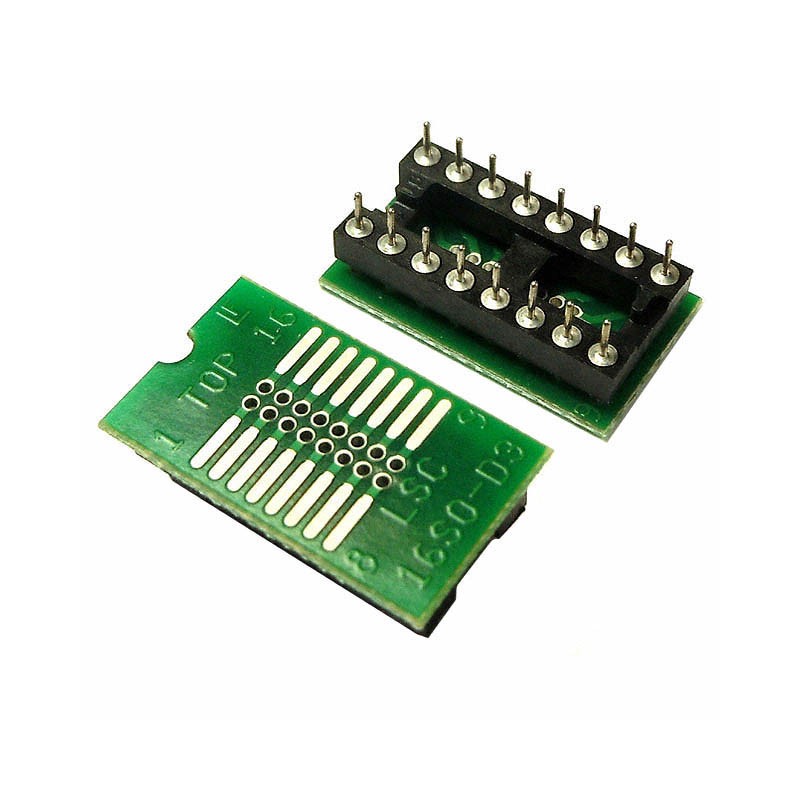 1 pcs : PA-SOD3SM18-16 - SOCKET ADAPTER SOIC TO 16DIP