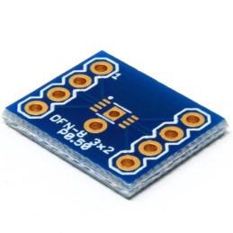1 pcs : DA-DFN8-3X2P50 - DFN-8 TO DIP ADAPTER 3MM X 2MM