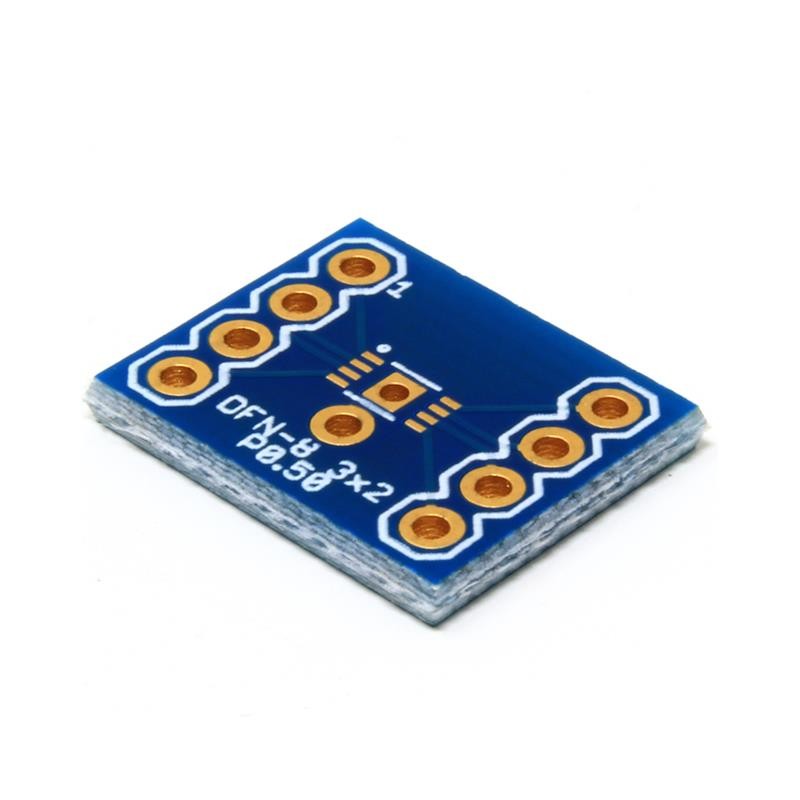 1 pcs : DA-DFN8-3X2P50 - DFN-8 TO DIP ADAPTER 3MM X 2MM