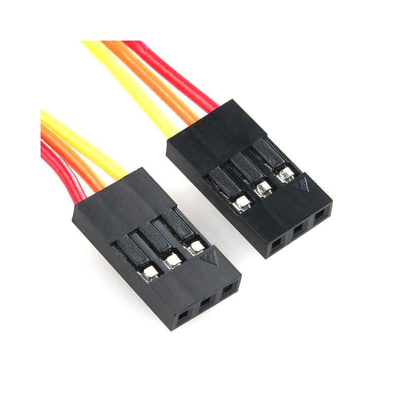 1 pcs : PRT-10373 - JUMPER WIRE 0.1' 3-PIN 12'