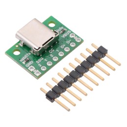1 pcs : 2585 - USB TYPE-C CONN BREAKOUT BOARD