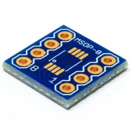 1 pcs : DA-MSOP8-3X3P65 - MSOP-8 TO DIP ADAPTER