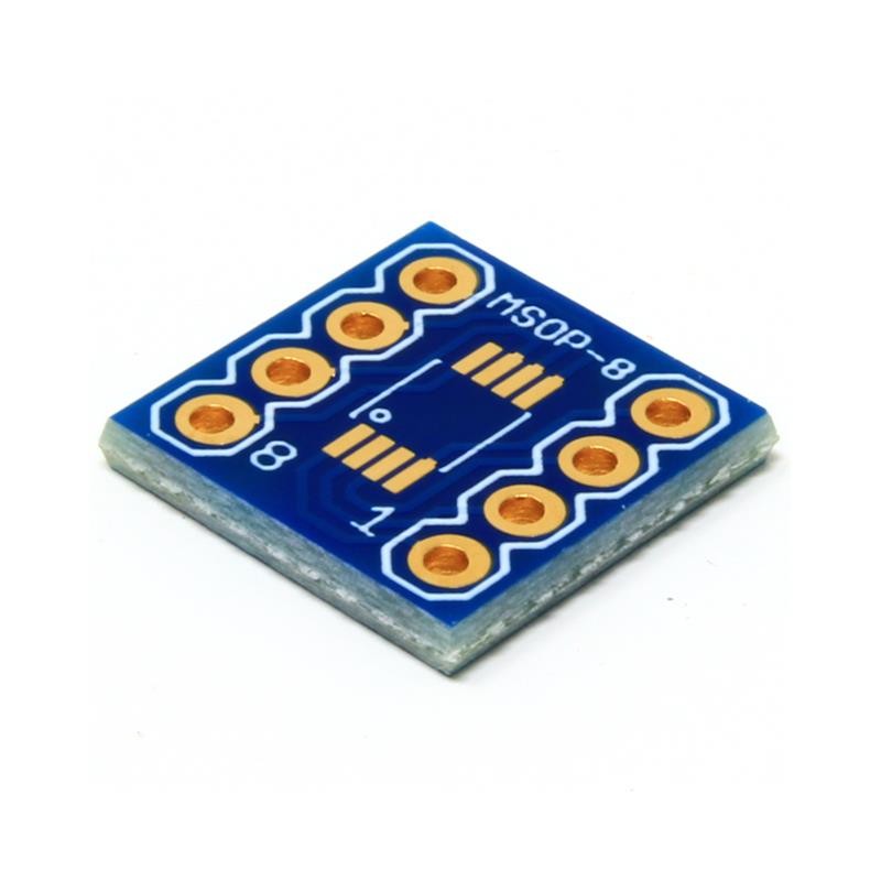 1 pcs : DA-MSOP8-3X3P65 - MSOP-8 TO DIP ADAPTER