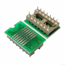 1 pcs : PA-SOD3SM18-14 - SOCKET ADAPTER SOIC TO 14DIP