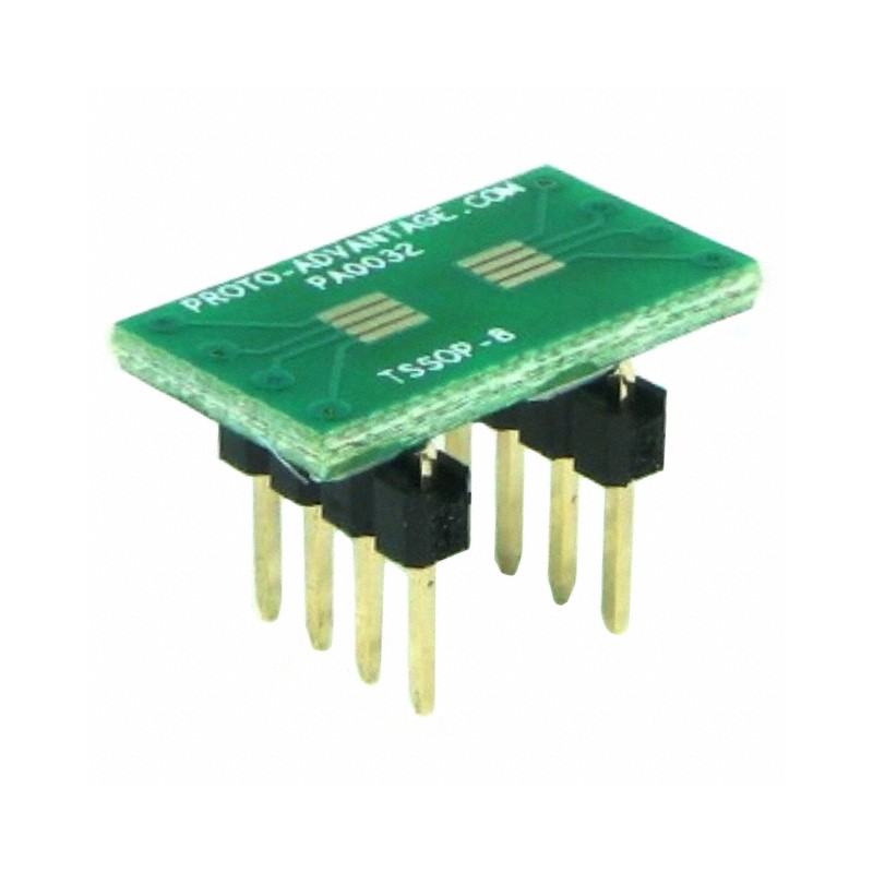 1 pcs : PA0032 - TSSOP-8 TO DIP-8 SMT ADAPTER
