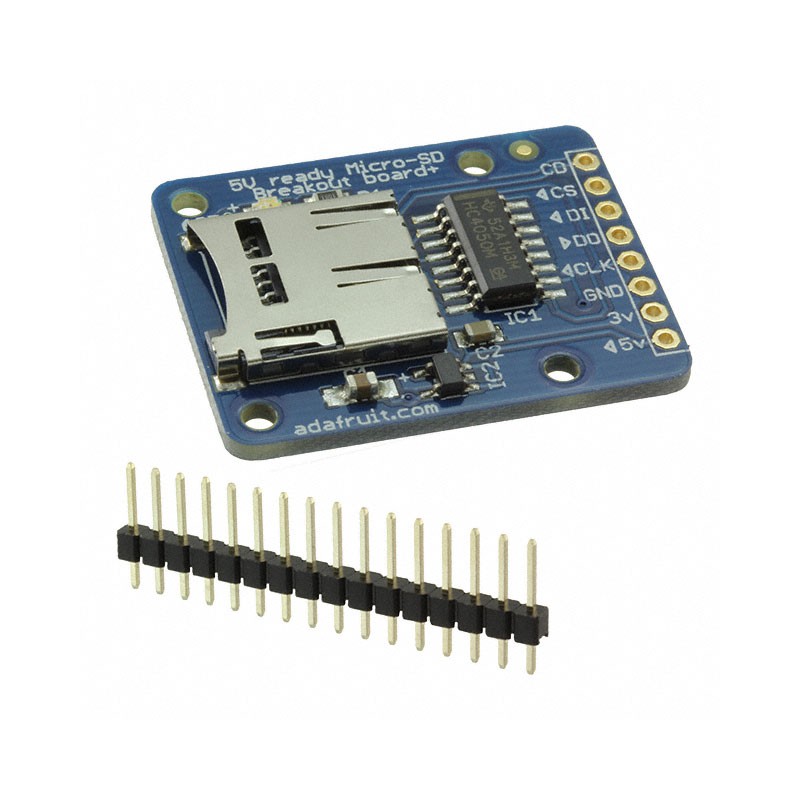 1 pcs : 254 - MICROSD CARD BREAKOUT 5V OR 3V