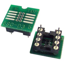 1 pcs : PA-SOD3SM18-08 - SOCKET ADAPTER SOIC TO 8DIP