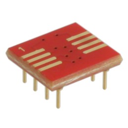 1 pcs : 08-350000-11-RC - SOCKET ADAPTER SOIC TO 8DIP 0.3