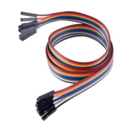 1 pcs : 4569 - JUMPER 10-WIRE RIBBON F-F 24'