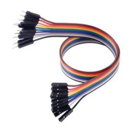 1 pcs : 4567 - JUMPER 10-WIRE RIBBON M-F 12'