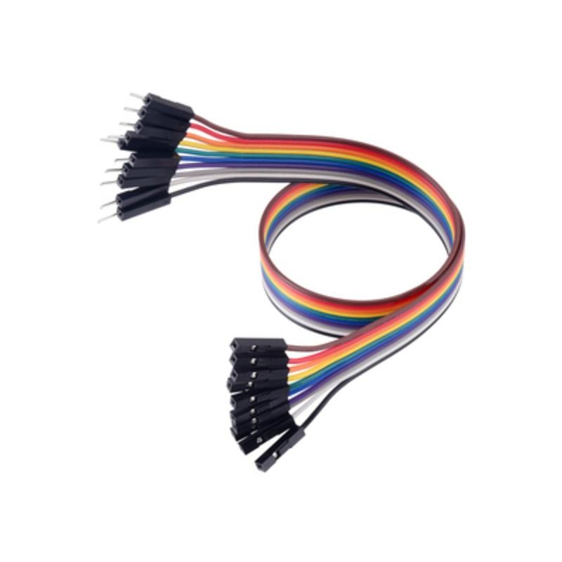 1 pcs : 4567 - JUMPER 10-WIRE RIBBON M-F 12'