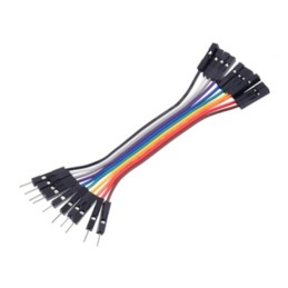 1 pcs : 4561 - JUMPER 10-WIRE RIBBON M-F 3'