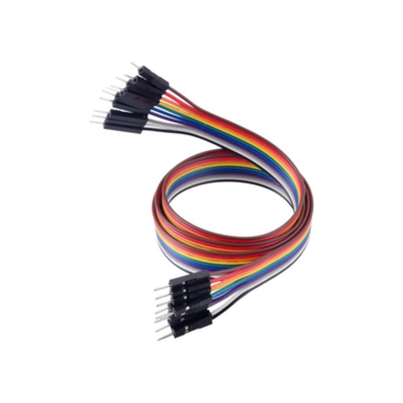 1 pcs : 4571 - JUMPER 10-WIRE RIBBON M-M 24'