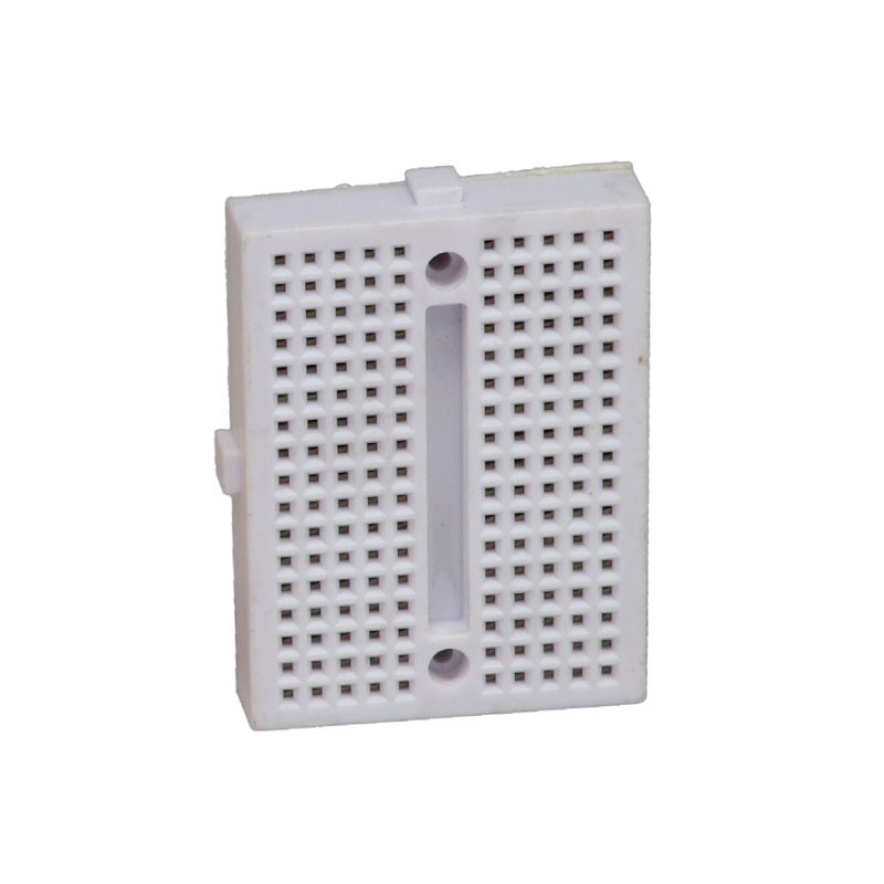 1 pcs : BB-32650-W - BREADBRD DBL STRIP 70TIE-PTS WHT