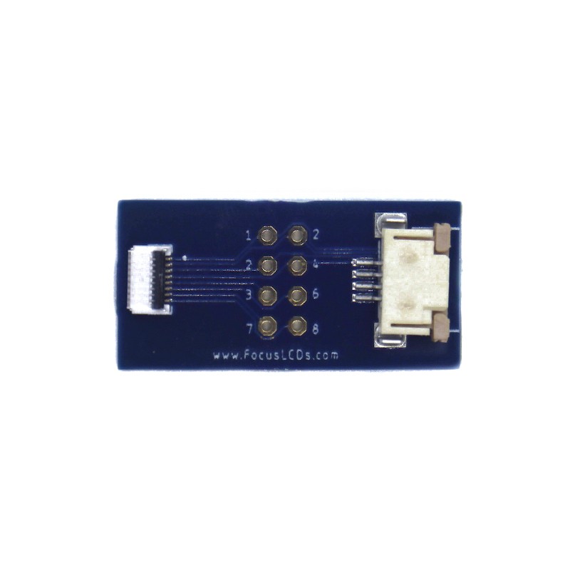 1 pcs : KBB0804 - 4-PIN/8-PIN FPC BREAKOUT BOARD
