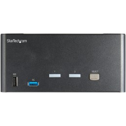 1 pcs - StarTech.com 2 Port 3 USB DisplayPort KVM Switch, 3.5 mm Stereo 3480 x 2160 Maximum Resolution