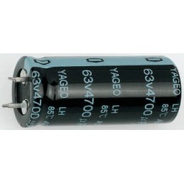 1 pcs - Yageo 220μF Electrolytic Capacitor 400V dc, Snap-In - LH400M0220BPF-2540