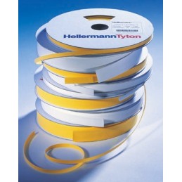 5 pcs - HellermannTyton TULT White Heatshrink Labels, 6mm Width