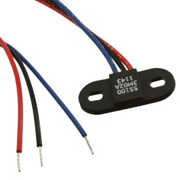 1 pcs : 55100-3M-02-A - SENSOR HALL VOLTAGE WIRE LEADS