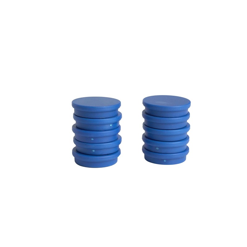 1 pcs : RM768/BLU - MARKER MAGNETS 30MM BLUE PK10