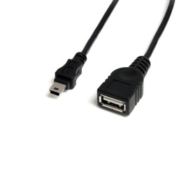 1 pcs - StarTech.com USB 2.0 Cable, Male Mini USB B to Female USB A Cable, 300mm