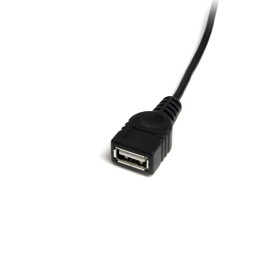 1 pcs - StarTech.com USB 2.0 Cable, Male Mini USB B to Female USB A Cable, 300mm