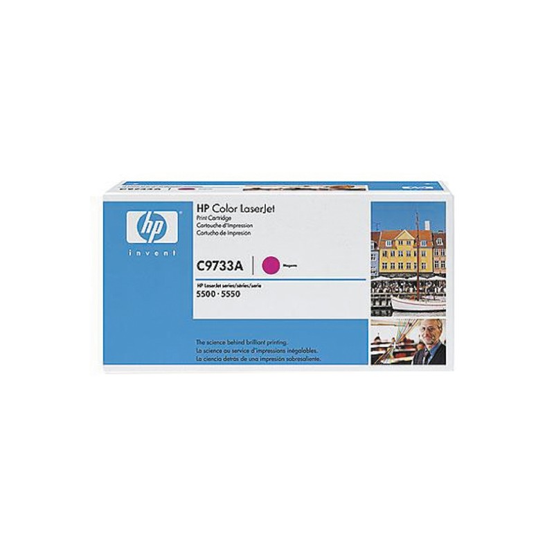 1 pcs - Hewlett Packard C9733A Magenta Toner Cartridge HP Compatible