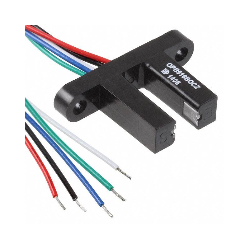 1 pcs : OPB916BOCZ - SENSOR OPTICAL 5.08MM MOD WIRE