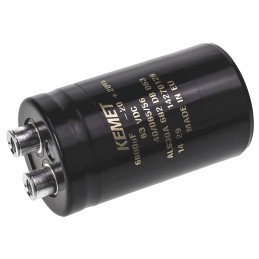 1 pcs - KEMET 6800μF Aluminium Electrolytic Capacitor 63V dc, Screw Terminal - ALS30A682DB063