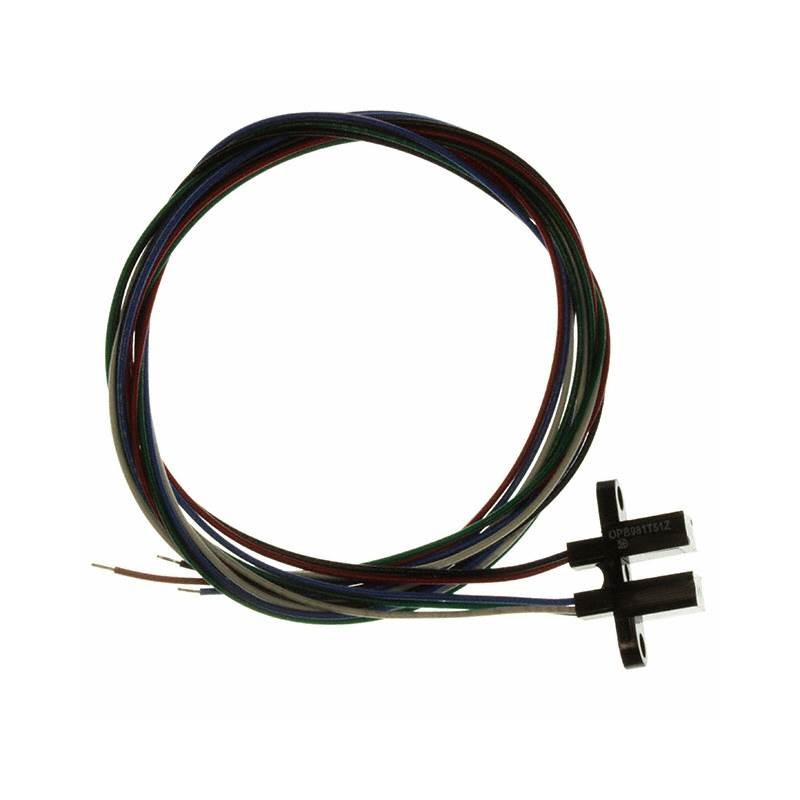 1 pcs : OPB981T51Z - SENSOR OPTICAL 3.18MM MOD WIRE