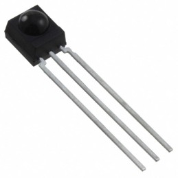 1 pcs : TSDP34156 - SENSOR REMOTE REC 57.6KHZ 35M