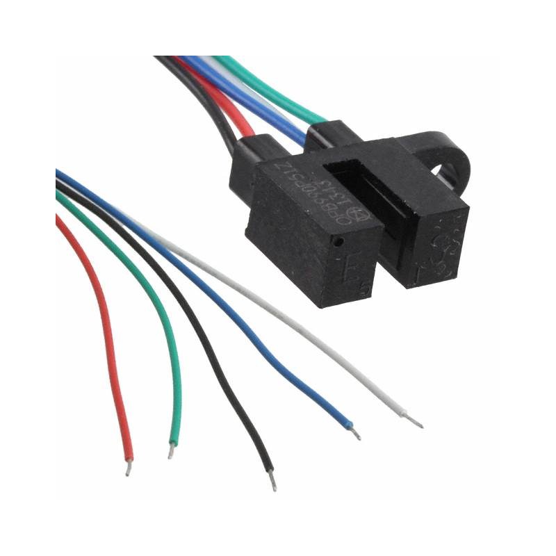 1 pcs : OPB990P51Z - SENSOR OPTICAL 3.18MM MOD WIRE