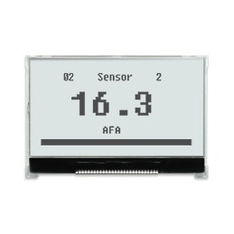 1 pcs - NEWHAVEN DISPLAY INTERNATIONAL NHD-C12864LZ-FSW-FBW-3V3 NHD LCD LCD Display, White on White, Transflective