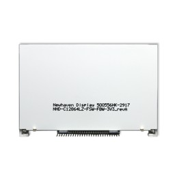 1 pcs - NEWHAVEN DISPLAY INTERNATIONAL NHD-C12864LZ-FSW-FBW-3V3 NHD LCD LCD Display, White on White, Transflective