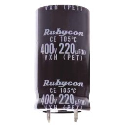 1 pcs - Rubycon 680μF Aluminium Electrolytic Capacitor 400V dc, Snap-In - 400VXH680MEFCSN35X45