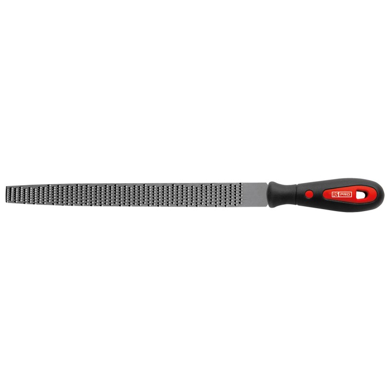 1 pcs - RS PRO 200mm, Bastard, Rasp Cut, Flat Engineers File With Soft-Grip Handle