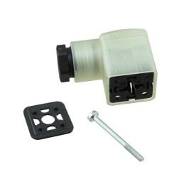 1 pcs : GDM21FB-D24-1KK - DIN VALVE CONNECTOR 3POS