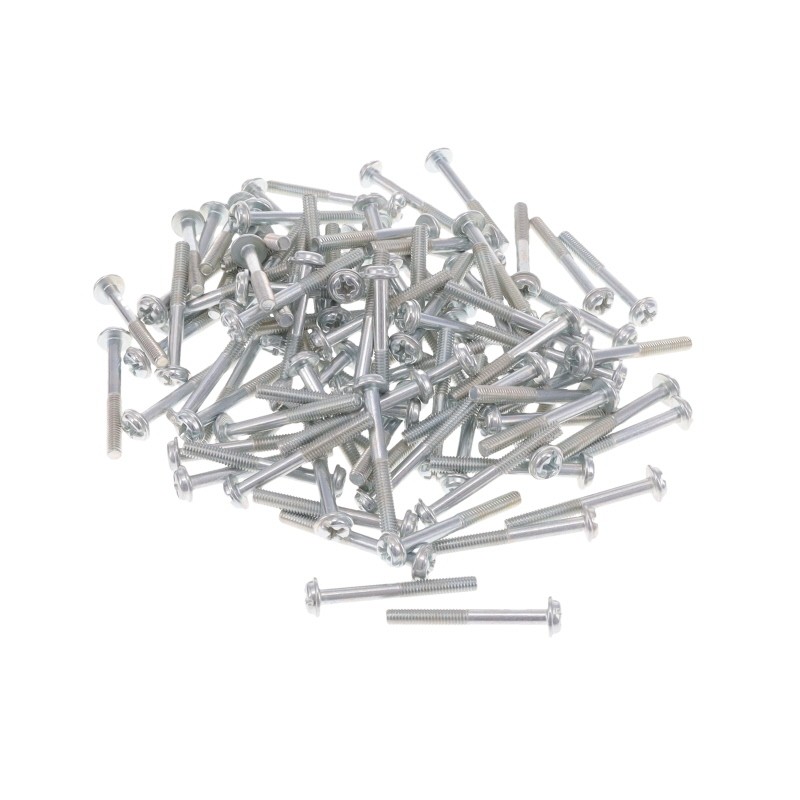 1 pcs : 1211290007 - BAG 100 SCREWS M3 X 25.0 MM