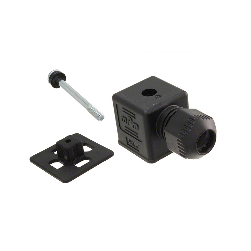 1 pcs : 1212010030 - TYPE A 3P BLK CONN W/SILICONE