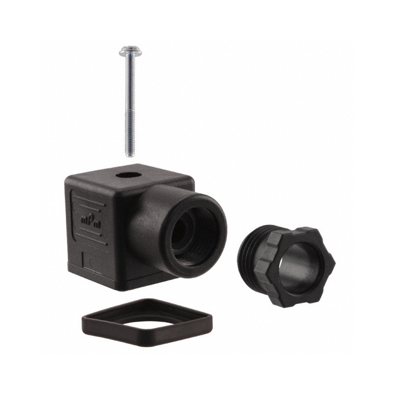 1 pcs : 1210230341 - CONN 183 PG09 BLK H12 VLV GASKT