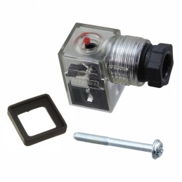 1 pcs : 1210640852 - DIN 9.4MM 2P+G 24V RED PG7