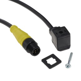 1 pcs : 1210350160 - DIN 9.4MM BLK PVC 0.6M NO CKT