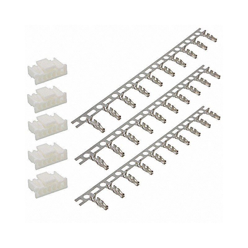 1 pcs : CN-66A - 6-CORE CONNECTOR 5 CONN PER BOX