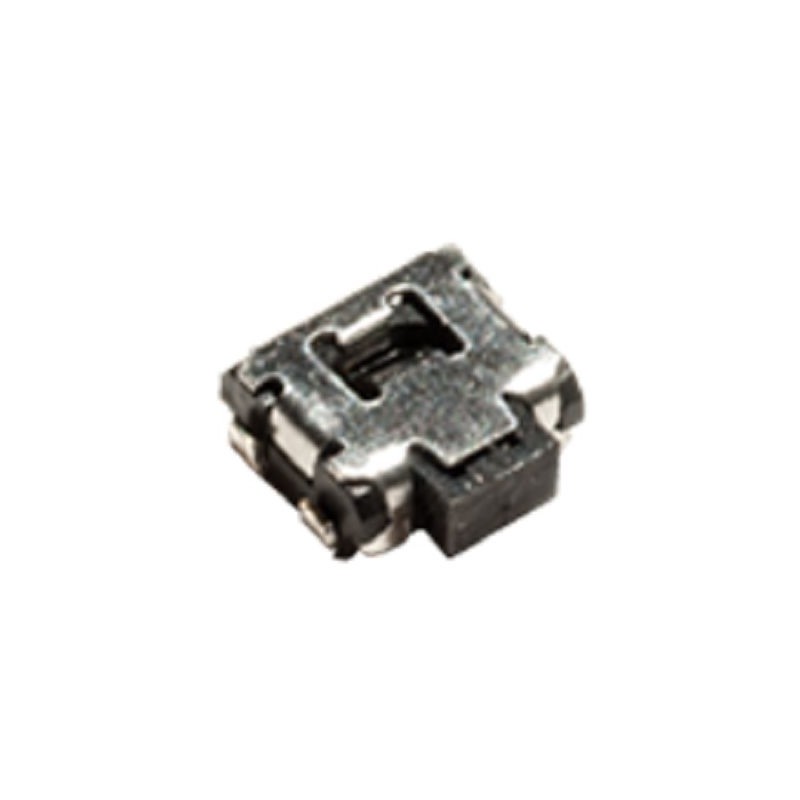 25 pcs - IP40 Silver Rectangular Button Tactile Switch, SPST 50 mA Surface Mount