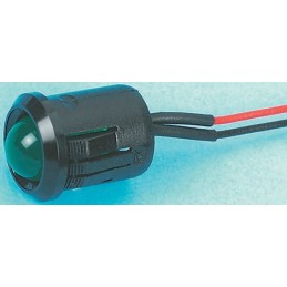 1 pcs - RS PRO Yellow Panel Mount Indicator, 2V dc, 14mm Mounting Hole Size, Lead Wires Termination