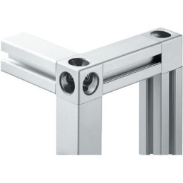 1 Bag of 1 - Bosch Rexroth S6 Cube Connector Connecting Component, Strut Profile 20 mm, Groove Size 6mm